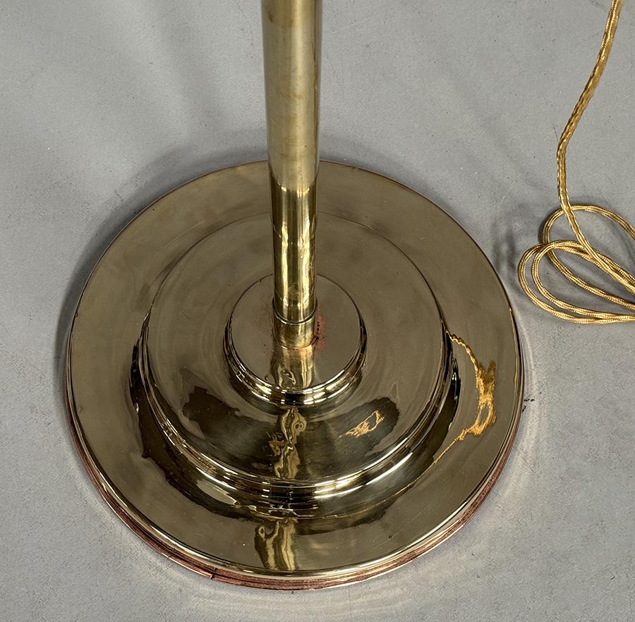 Mosazná stojací lampa-detail2