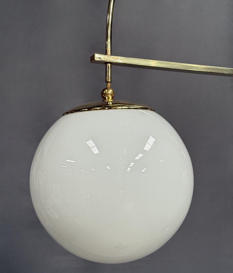 Mosazná stojací lampa-detail4