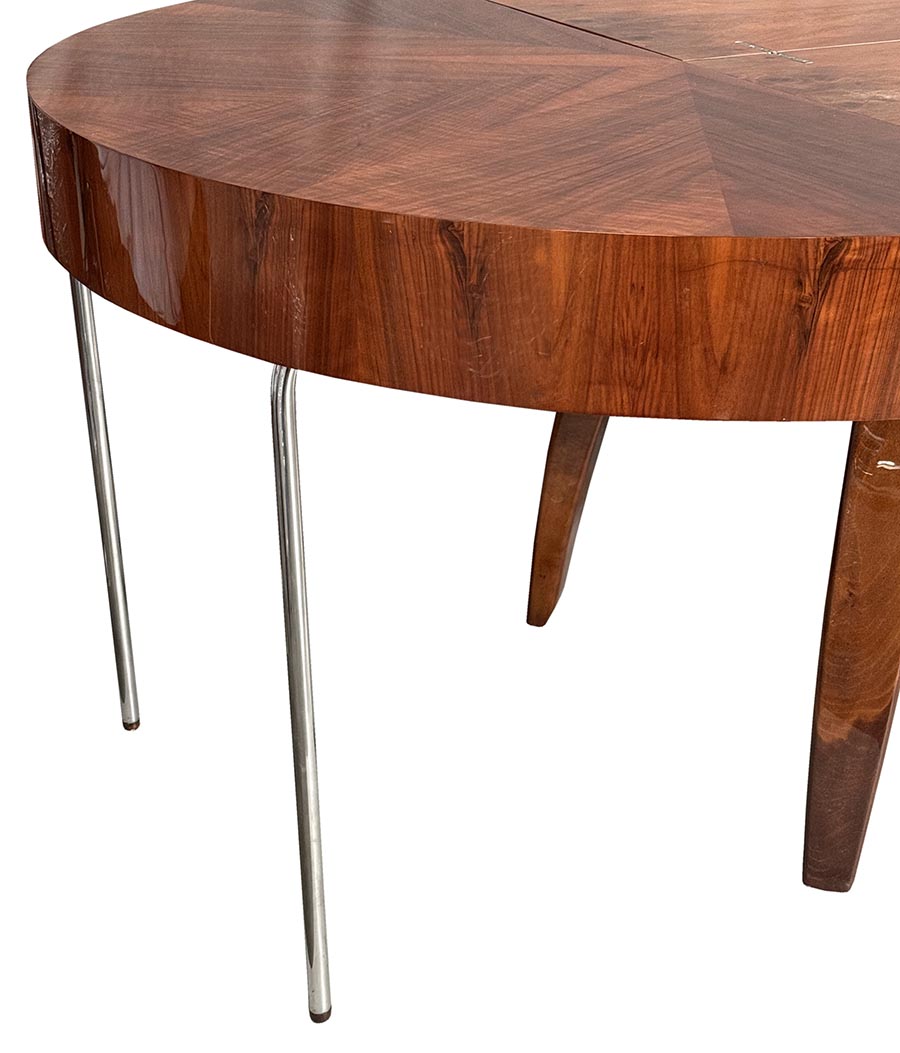 Jidelni kulaty stul J. Halabala-detail17