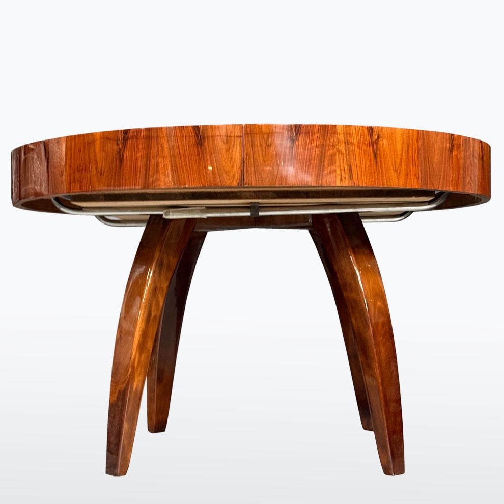 Jidelni kulaty stul J. Halabala-detail2