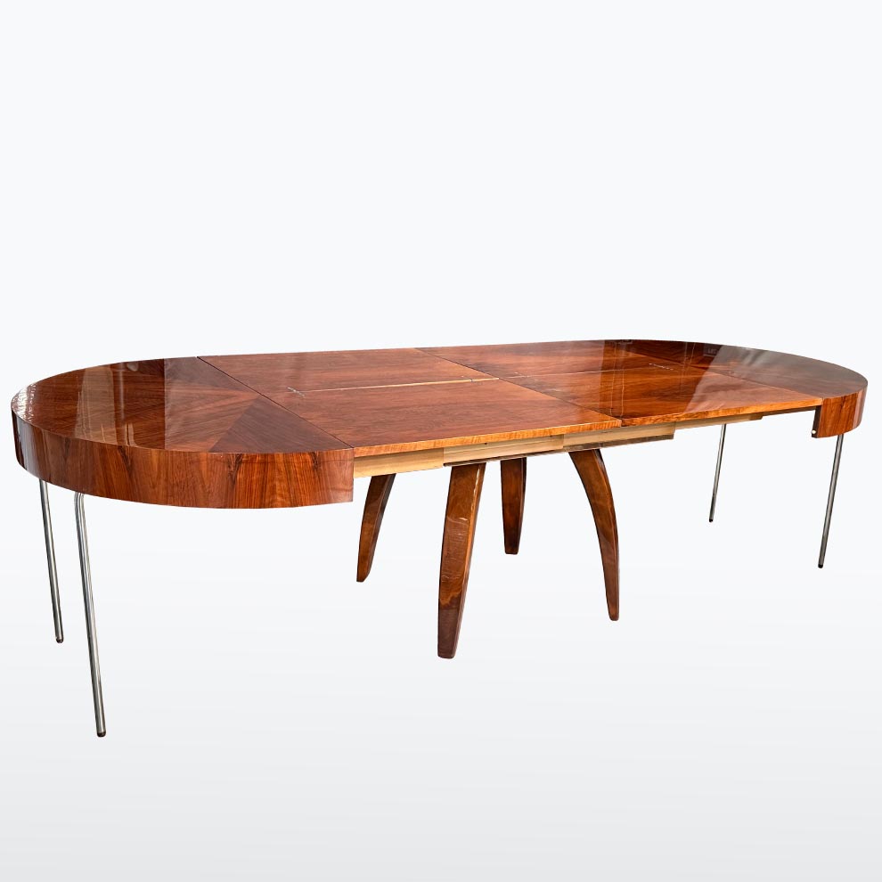 Jidelni kulaty stul J. Halabala-detail21