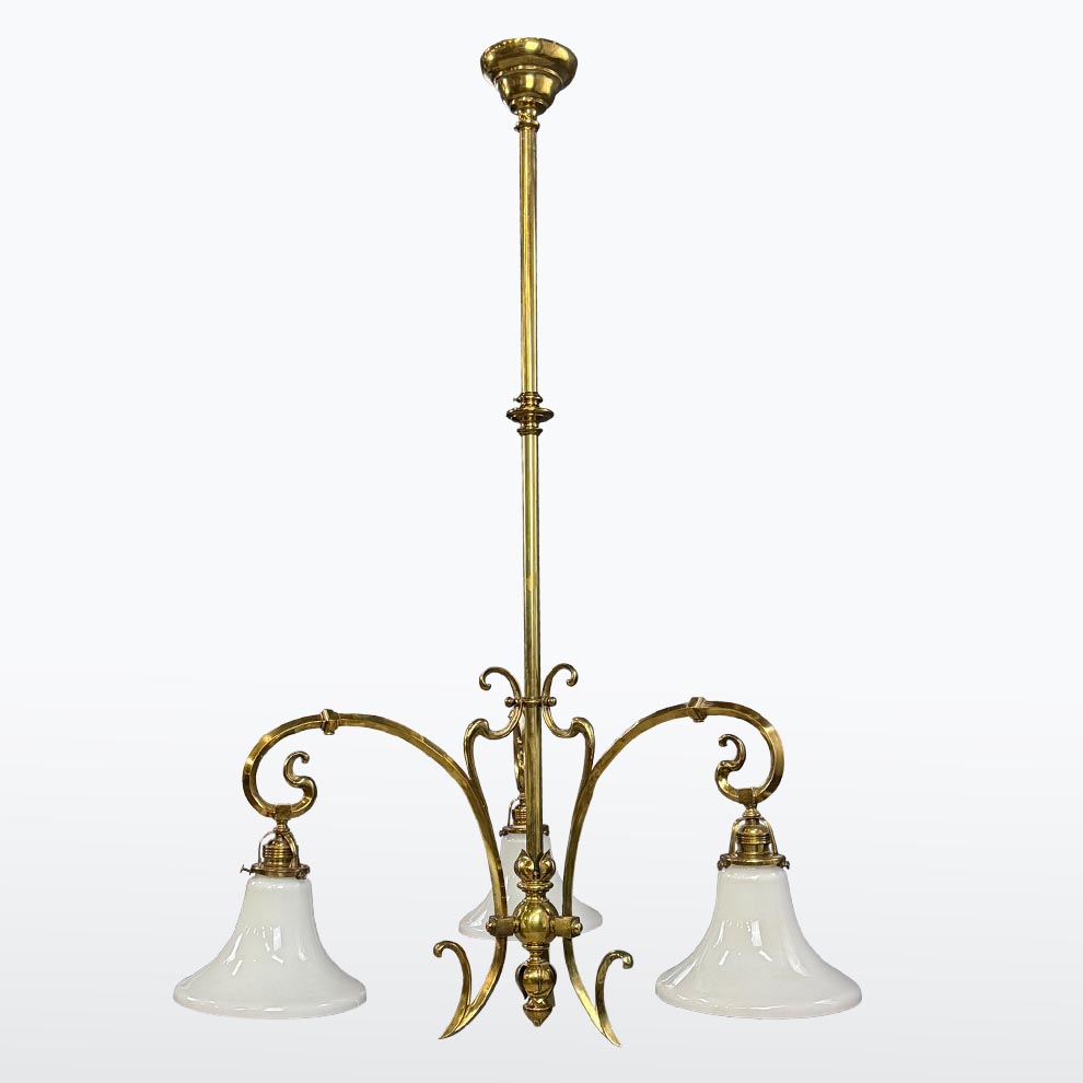 Secesní lustr -detail-T 3491