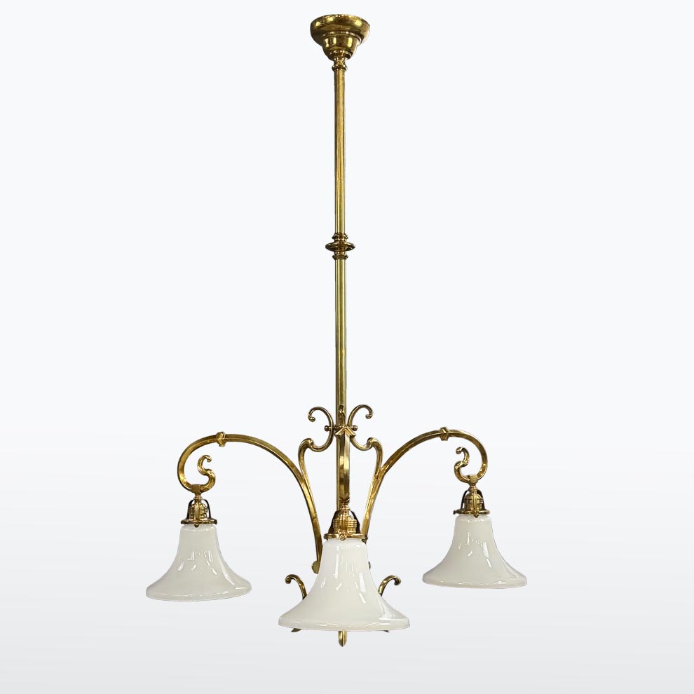 Secesní lustr -detail6-T 3491