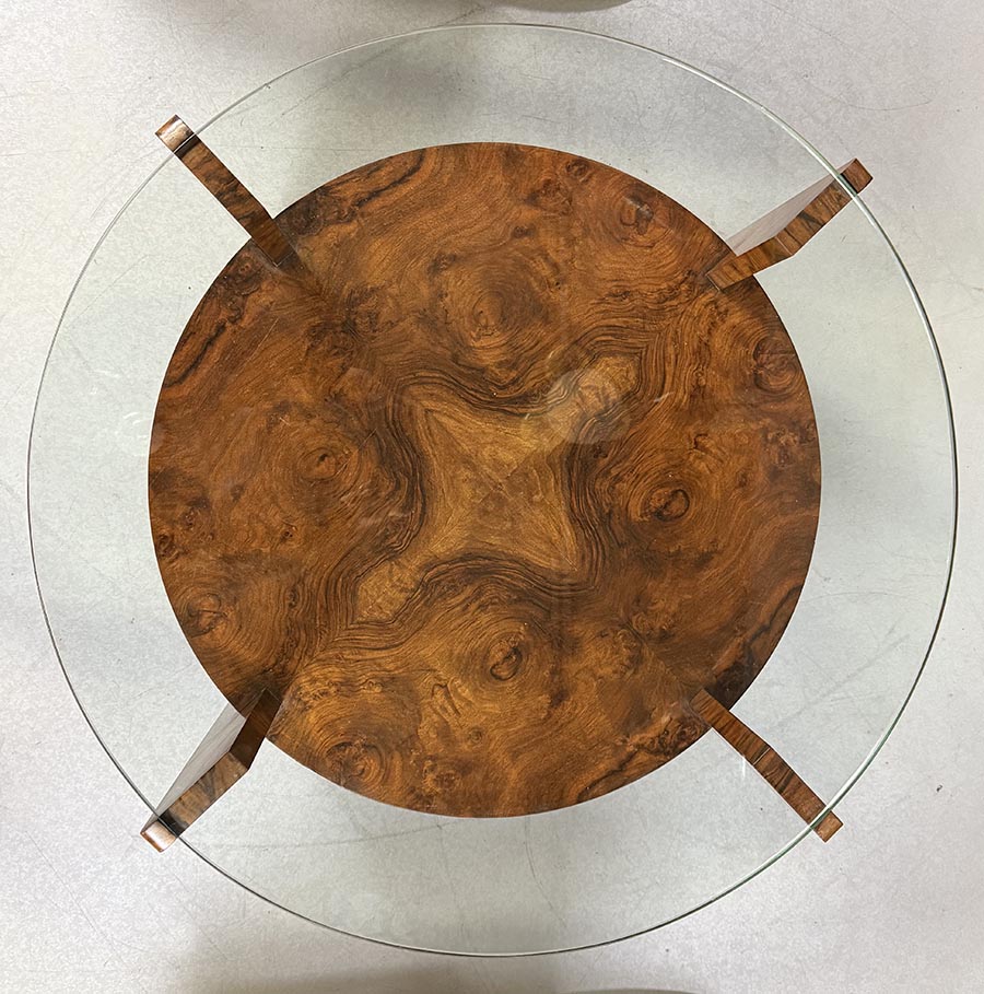 Stolek kulaty Art-Deco -detail-T 8639