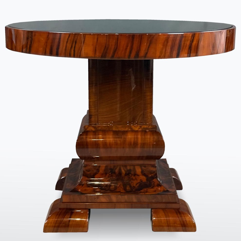 Kulatý luxusní stolek Art-Deco-detail6