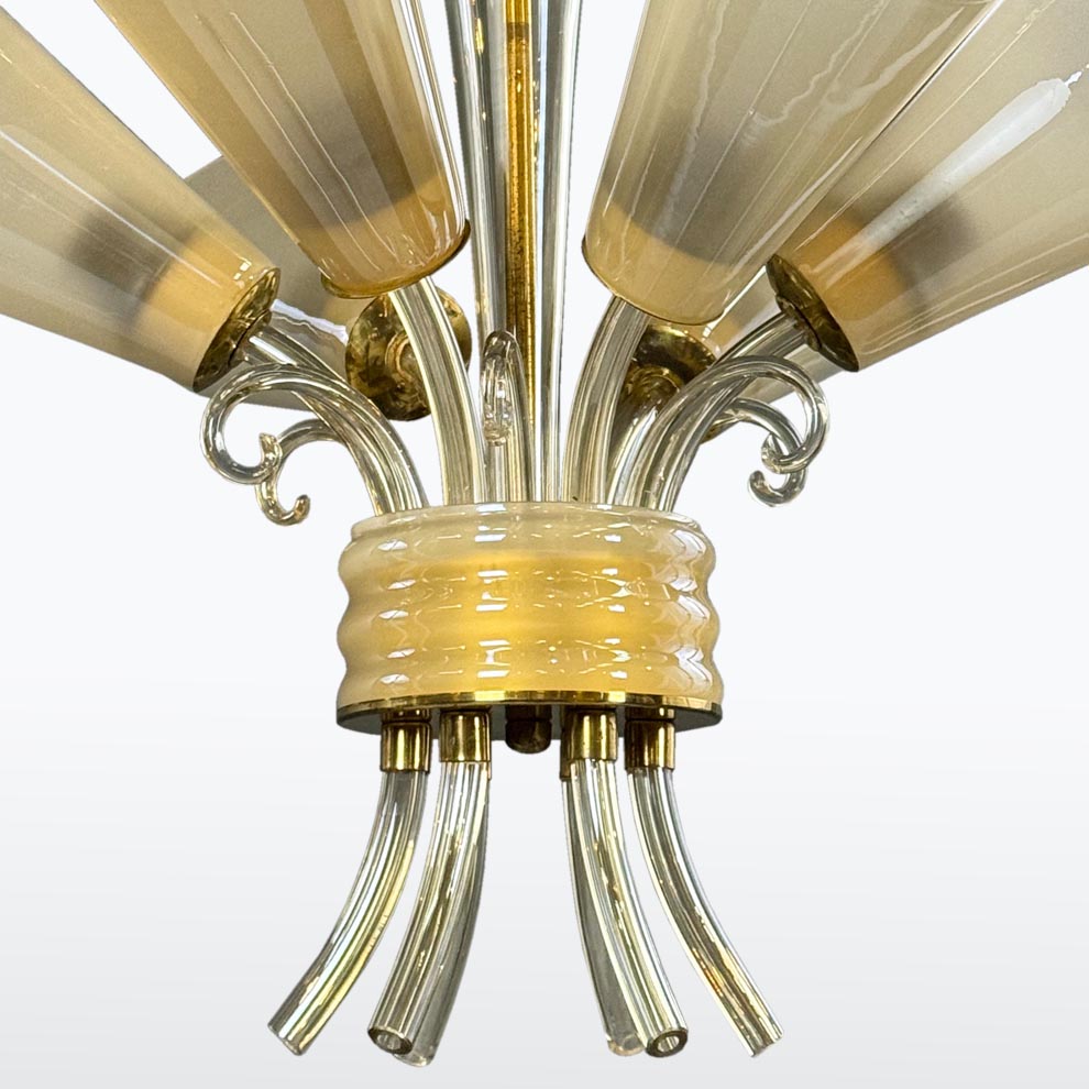 Lustr Kamenický Šenov-detail