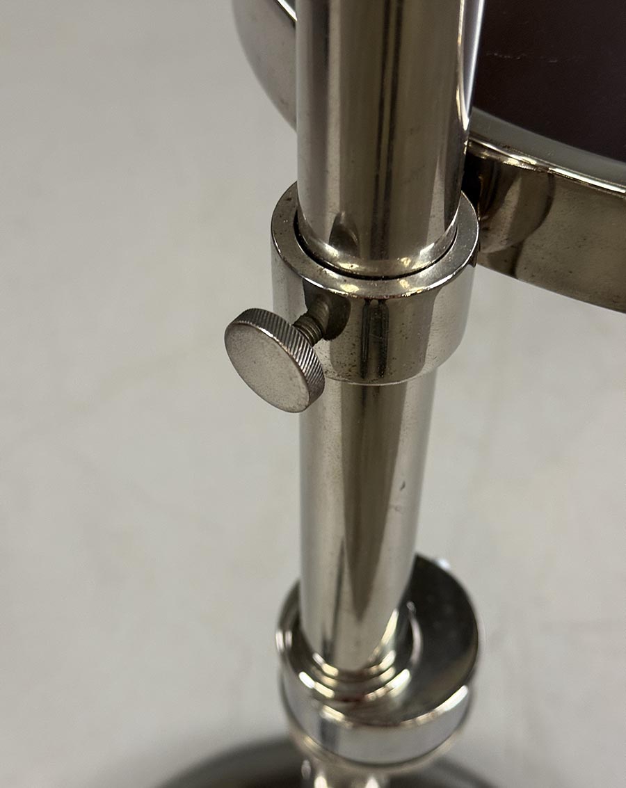 Stojací chromovaná lampa -detail5-T 8746