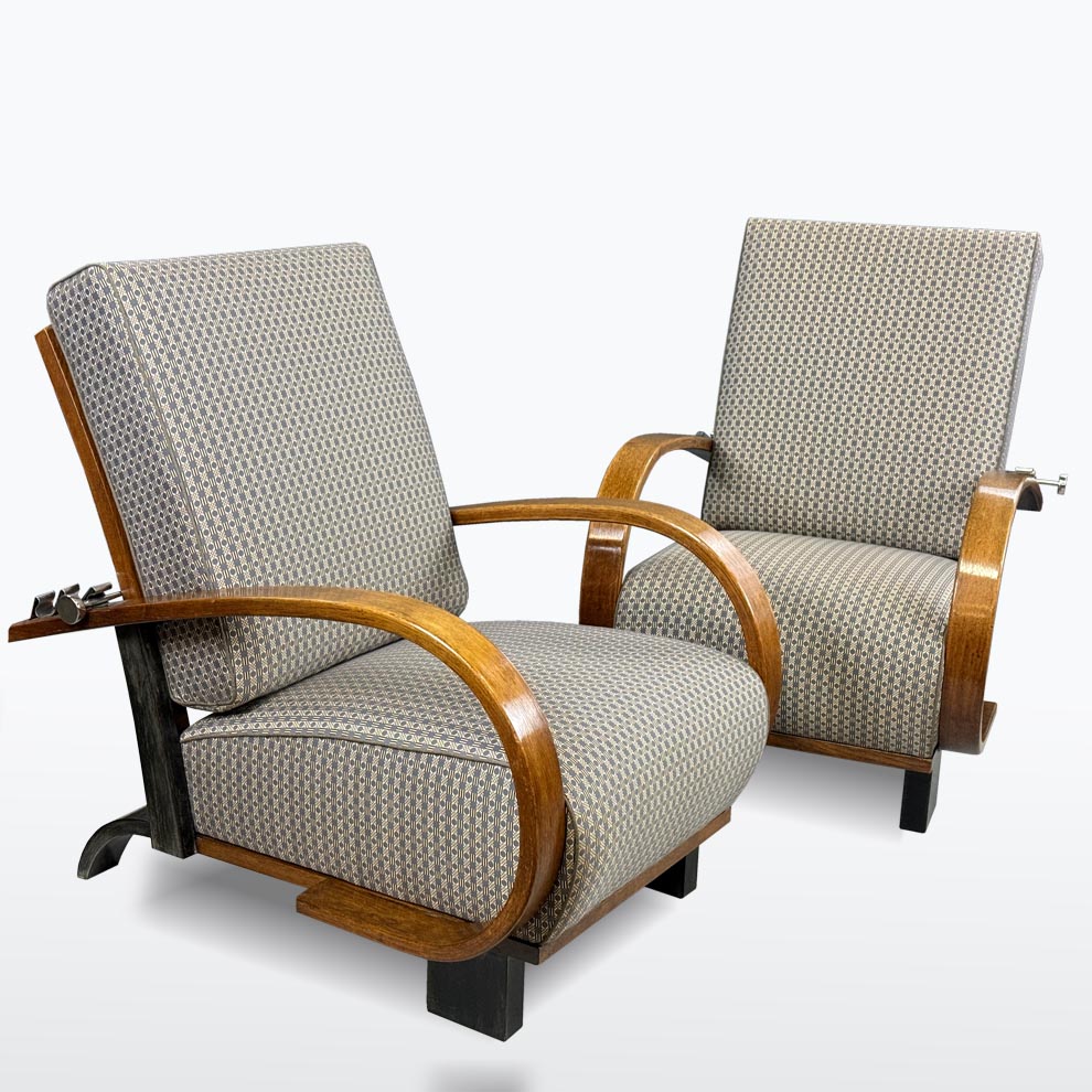 polohovaci kresla Art-Deco-detail