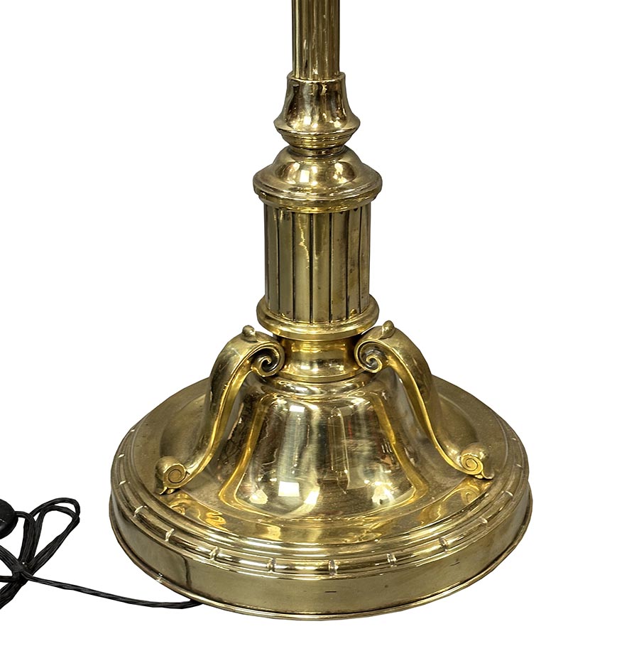 Mosazná stojací lampa č.2-detail