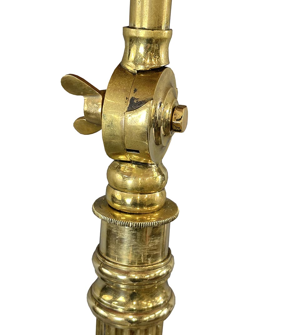 Mosazná stojací lampa č.2-detail2