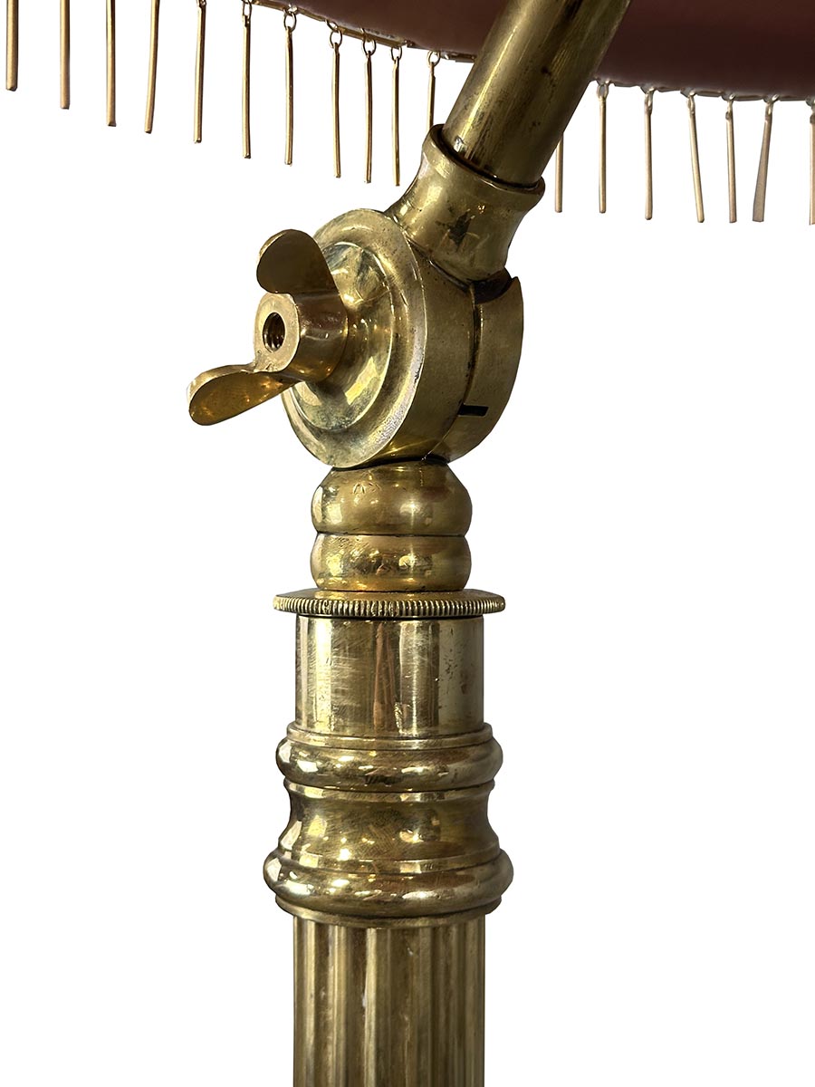 Mosazná stojací lampa č.2-detail3