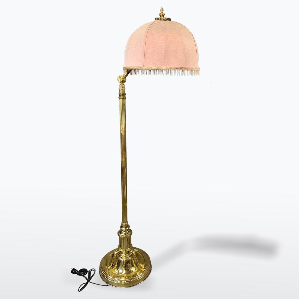 Mosazná stojací lampa č.2-detail6