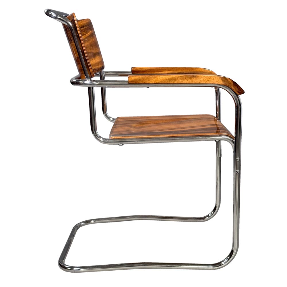 Chromove kreslo Slezak-Baťa-detail