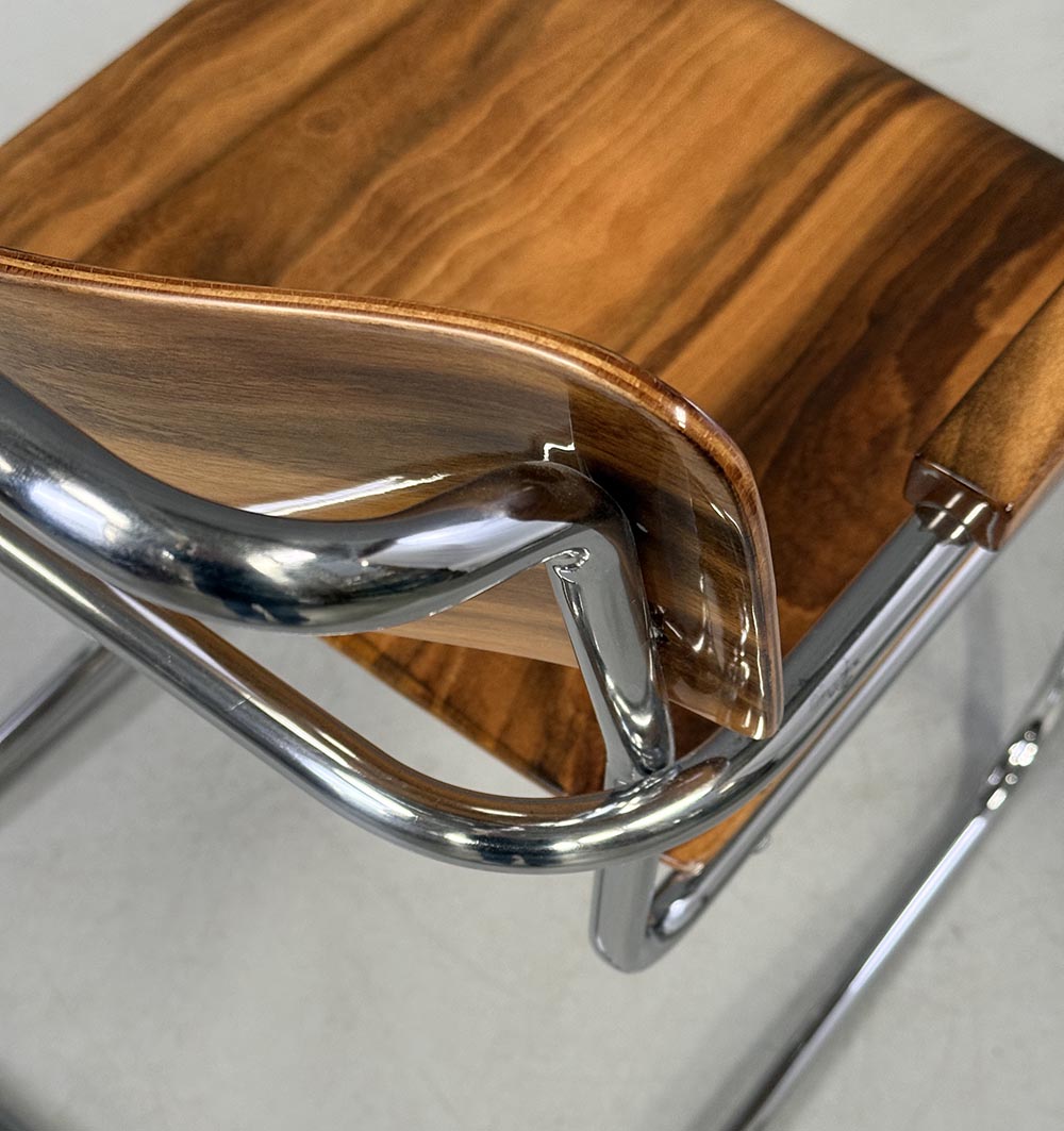 Chromove kreslo Slezak-Baťa-detail4