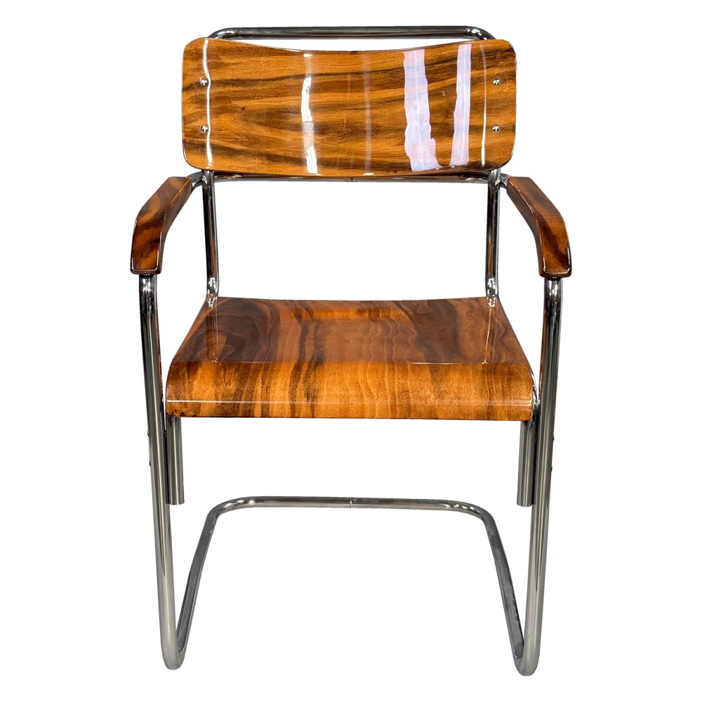 Chromove kreslo Slezak-Baťa-detail8