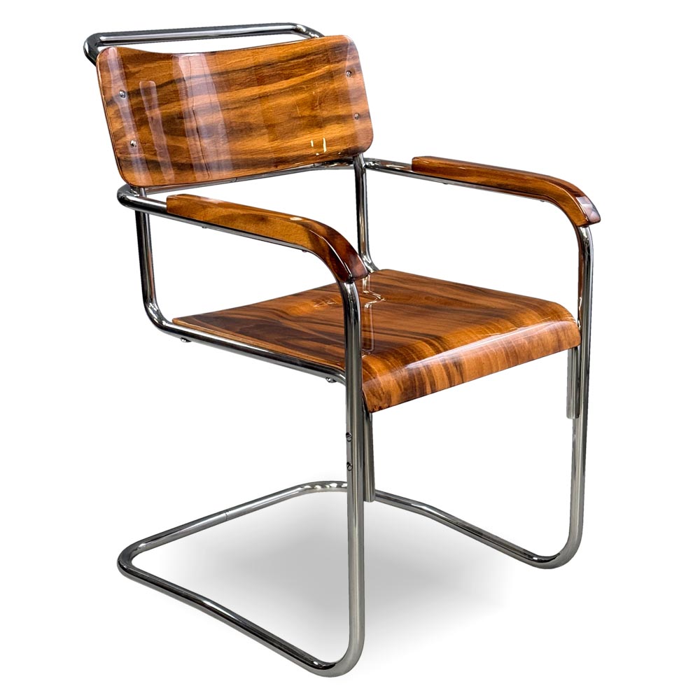 Chromove kreslo Slezak-Baťa